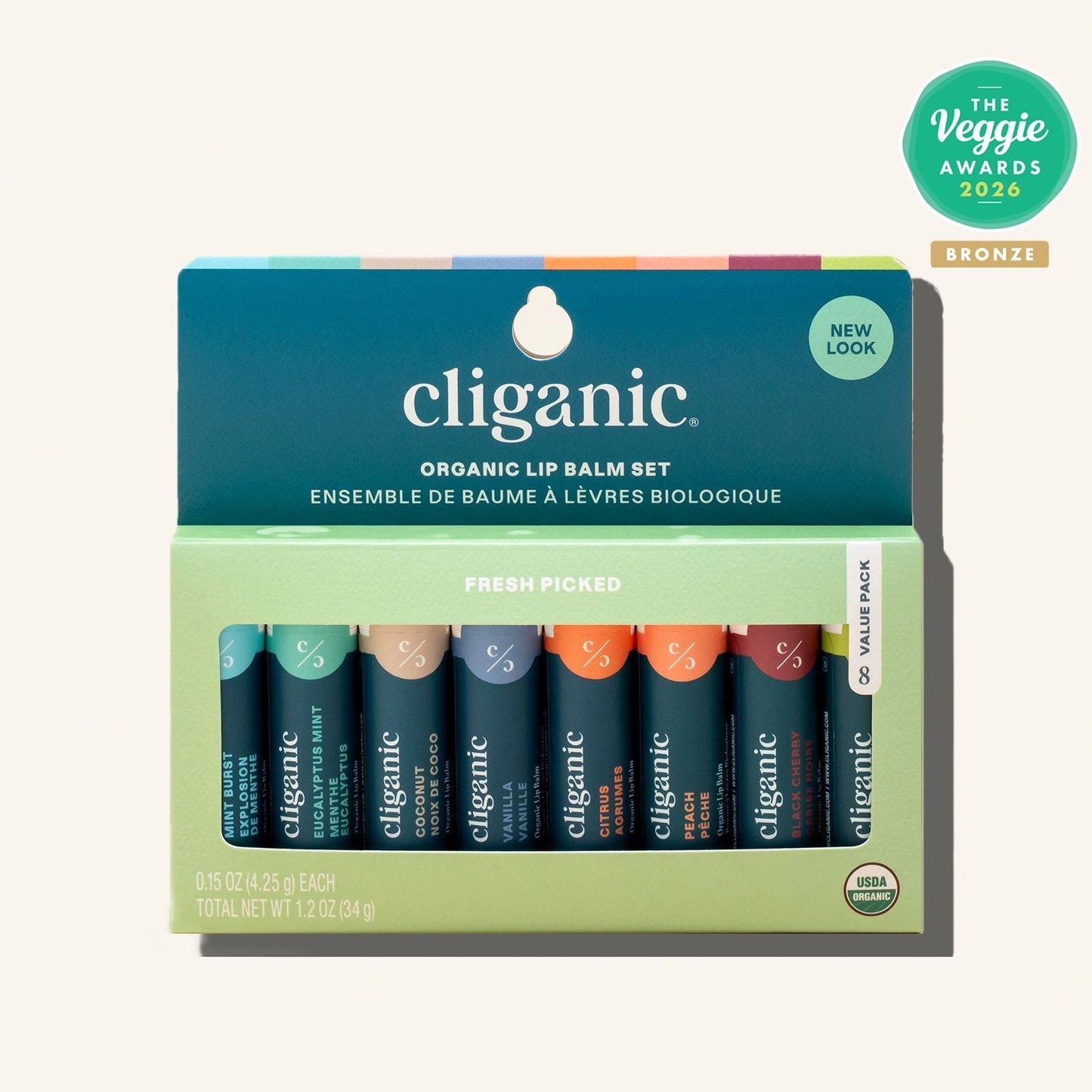 Organic Lip Balm Set - Rainforest Fresh