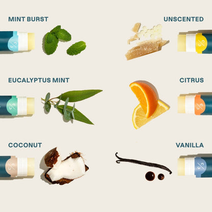 Organic Lip Balm Set - Rainforest Fresh