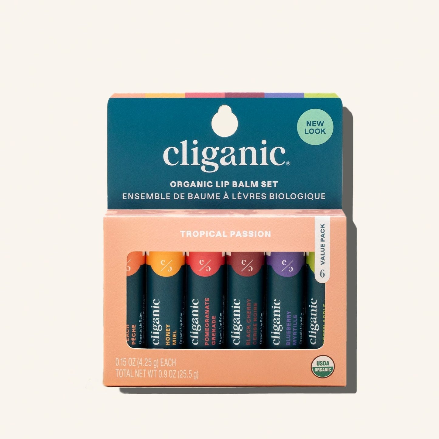 Organic Lip Balm Set - Tropical Passion
