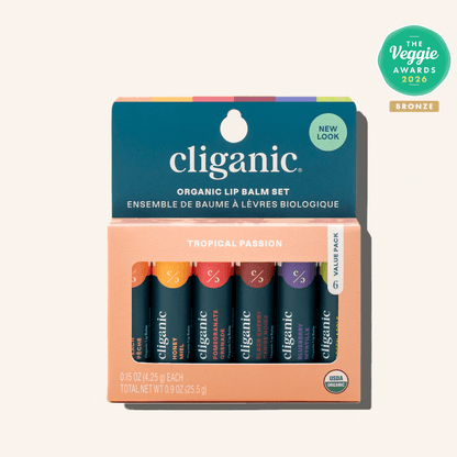 Organic Lip Balm Set - Tropical Passion