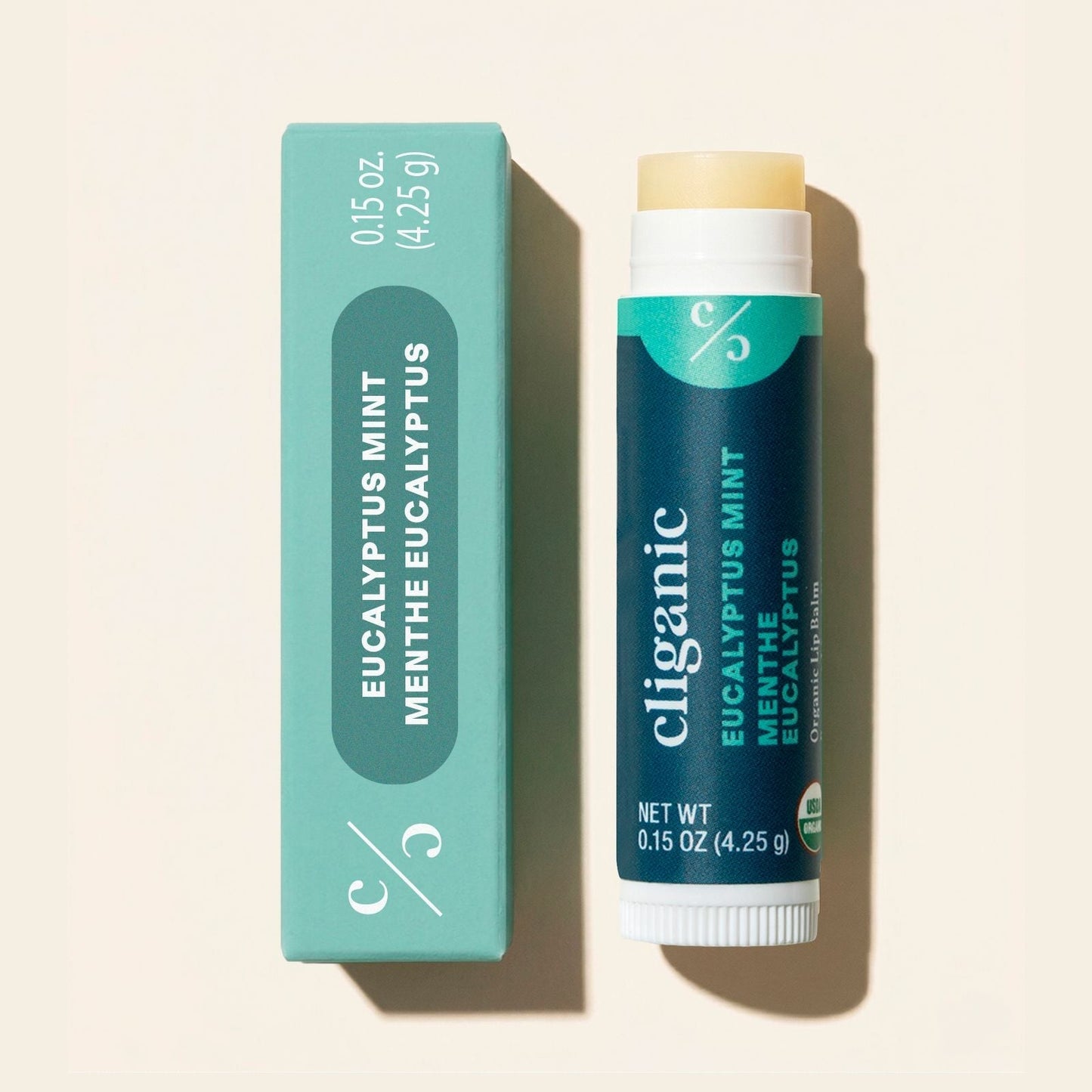 Organic Lip Balm - Eucalyptus Mint