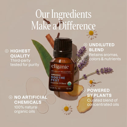 Organic Soothe Fest Essential Oil Blend