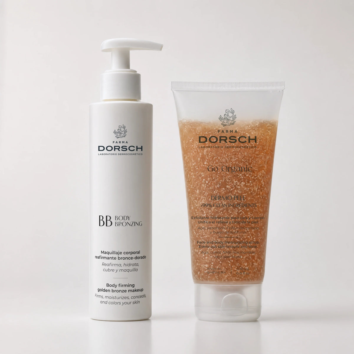 Pack Efecto Bronceado BB BODY BRONZING + DERMOPEEL
