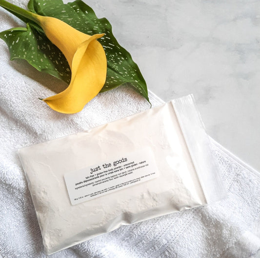 Just the Goods vegan talc-free + gluten-free body powder