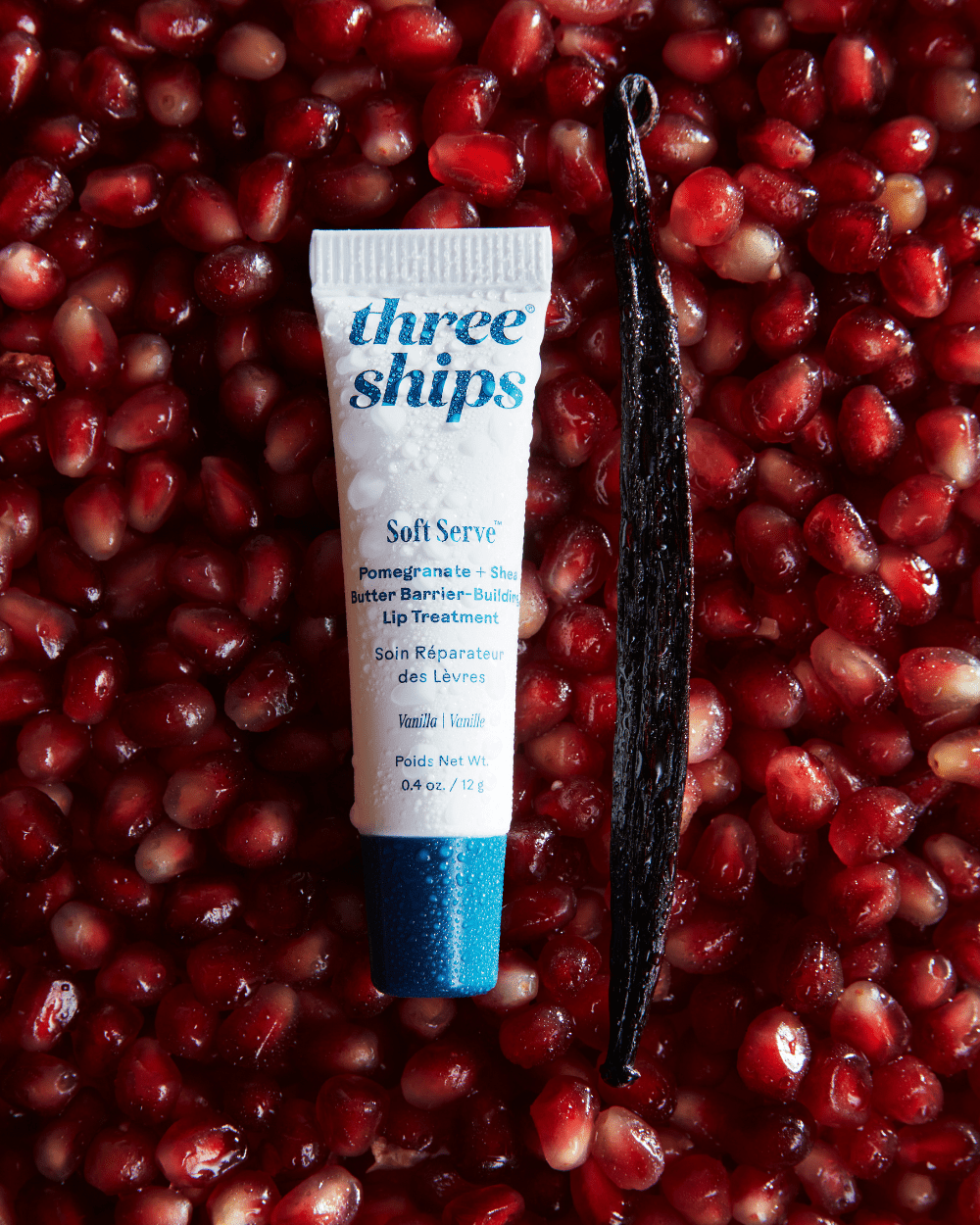 SoftServe Pomegranate + Shea Butter Barrier-Building Lip Treatment