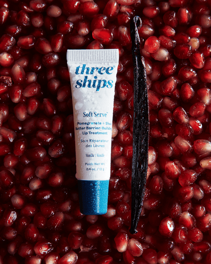 SoftServe Pomegranate + Shea Butter Barrier-Building Lip Treatment