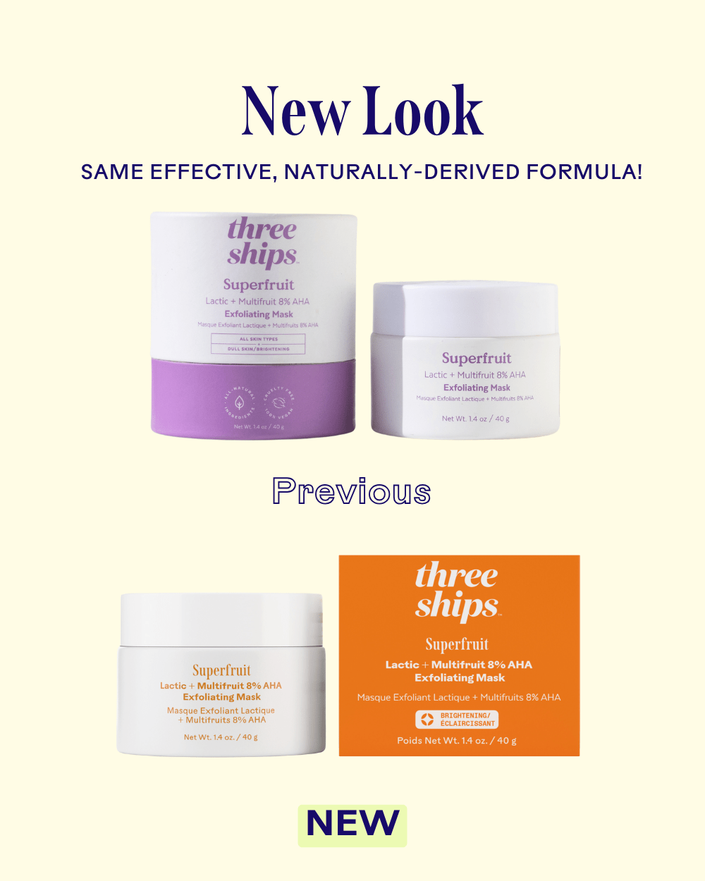 Superfruit Lactic + Multifruit 8% AHA Exfoliating Mask ®