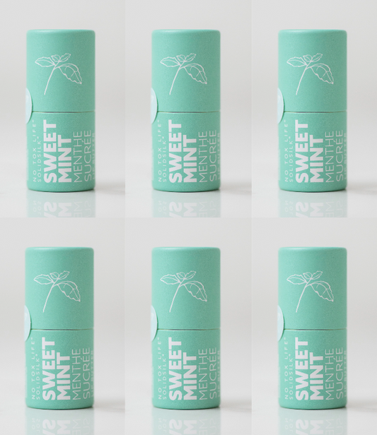 SOLIDSILK® Lip Butter - Sweet Mint - Pack of 6 - No Tox Life®