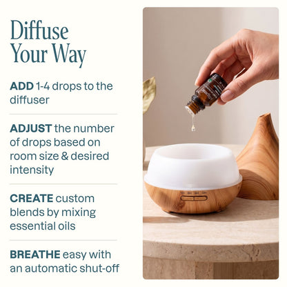 Wooden Ultrasonic Aromatherapy Diffuser