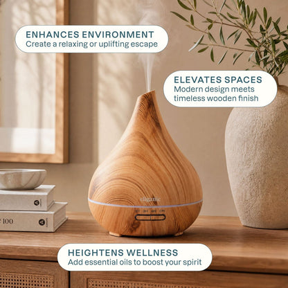 Wooden Ultrasonic Aromatherapy Diffuser